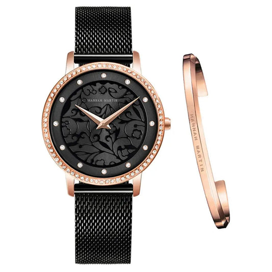 Reloj Hannah Martin Filigrana Rosada