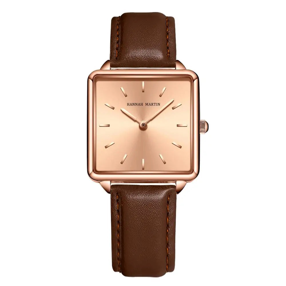 Reloj Hannah Martin Geometría Rosé