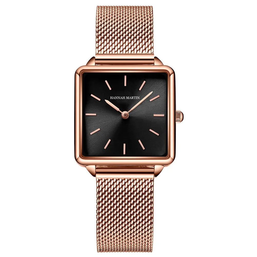 Reloj Hannah Martin Geometría Rosé