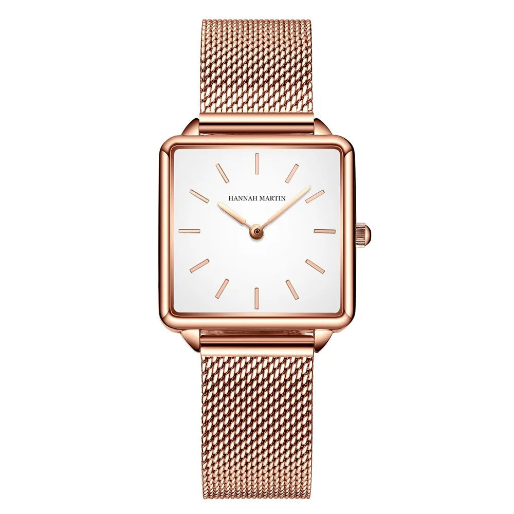 Reloj Hannah Martin Geometría Rosé