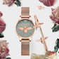 Reloj Hannah Martin Oro Rosa con pulsera de Abeja