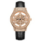 Reloj Flor de Cristal