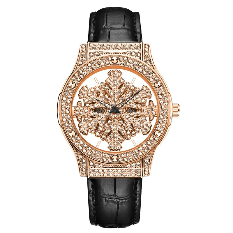 Reloj Flor de Cristal