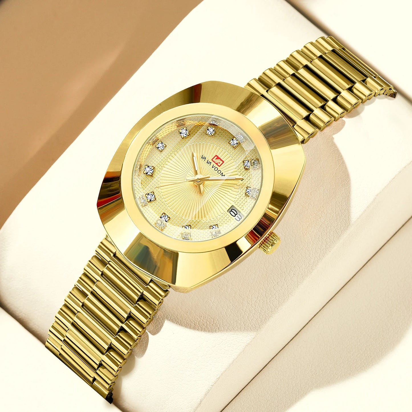 Reloj Esplendor Dorado de Medianoche