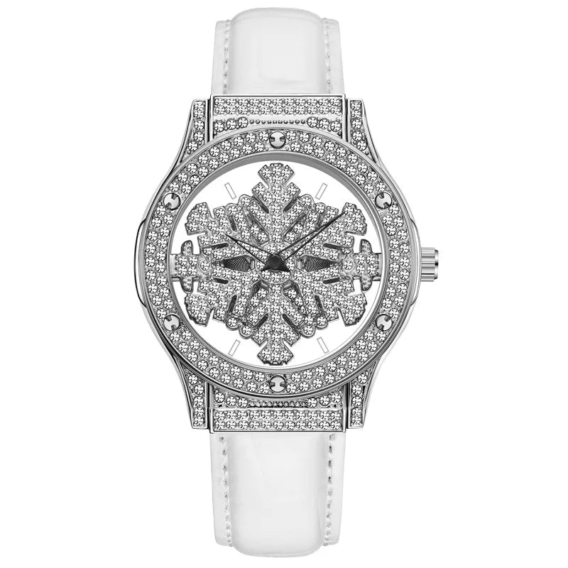 Reloj Flor de Cristal