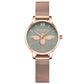 Reloj Hannah Martin Oro Rosa con pulsera de Abeja