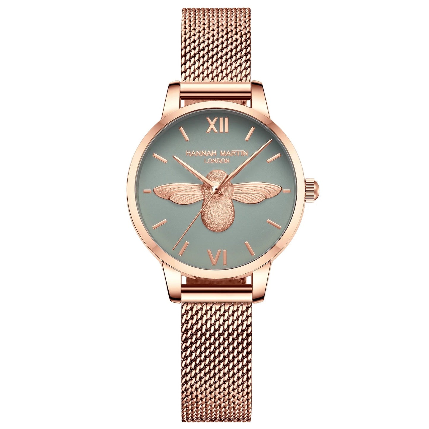 Reloj Hannah Martin Oro Rosa con pulsera de Abeja